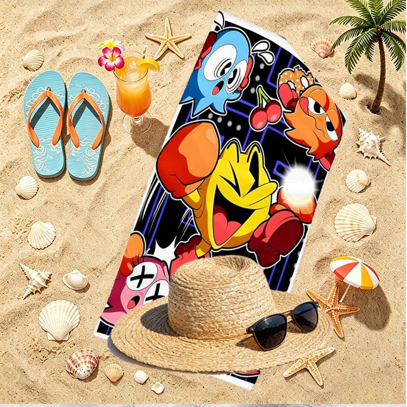 PAC Print Beach Towel, Versatile Lightweight Absorbent Beach Towel for Pool Surf Yoga Bathroom, Perfect Birthday Holiday Gift
