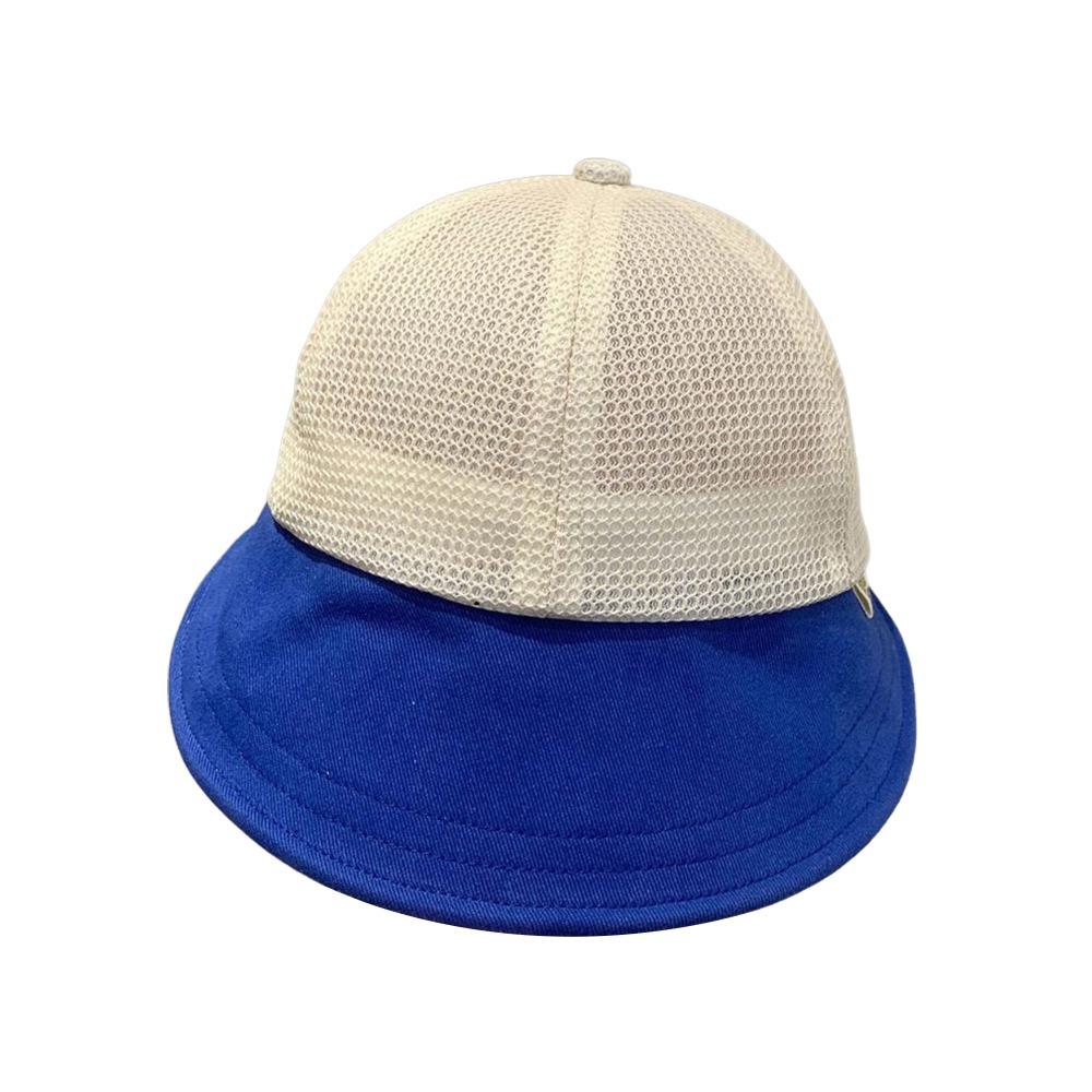 Mesh Baby Baseball Cap Hollow Baby Hat New Peaked Visor Cap Summer синий