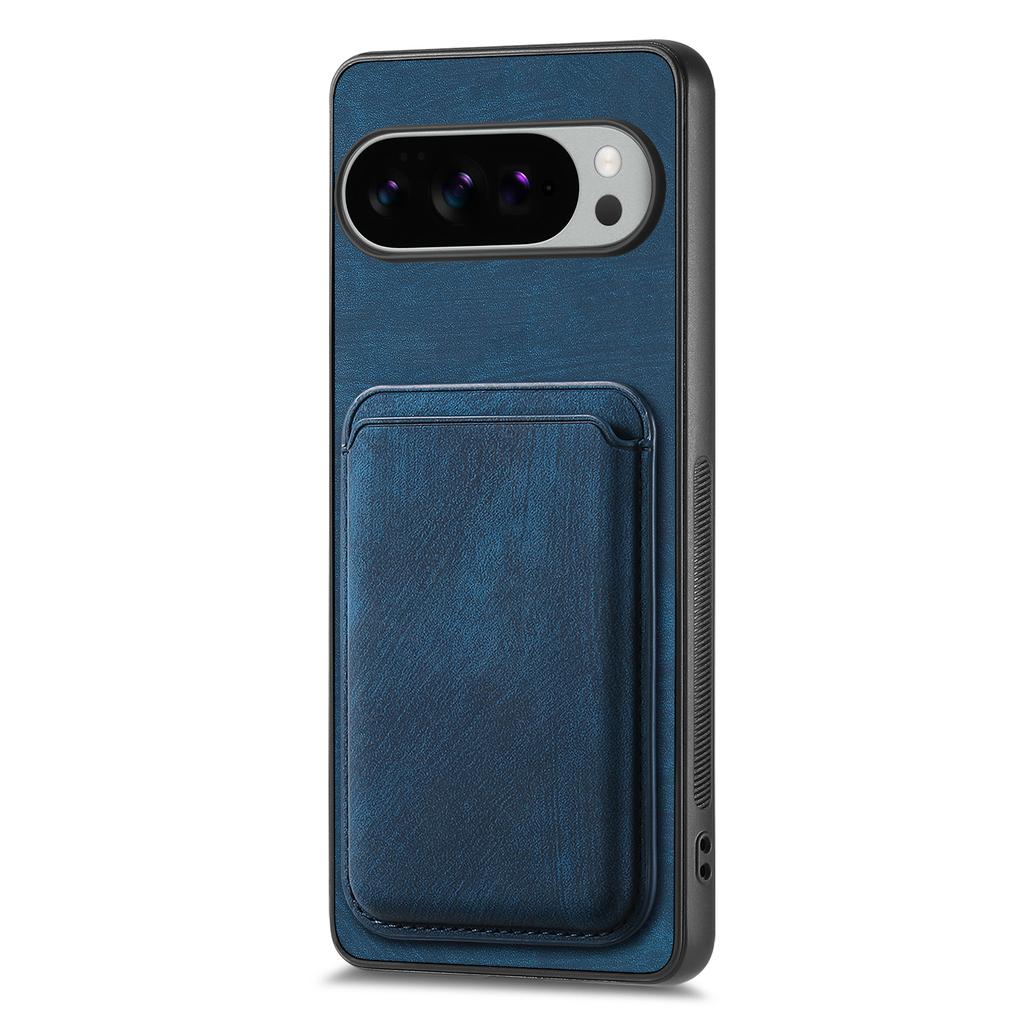 For Google Pixel 10 Pro XL Case Magnetic Case Leather Back Cover with Detachable Card Holder