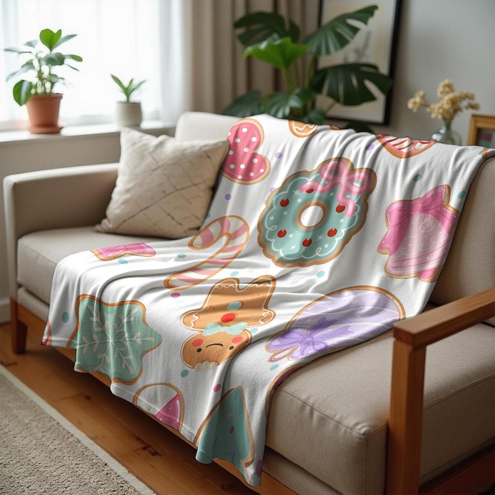 Pastel Witch Hat Soft Flannel Blanket Breathable Warm Throw for Office Car Sofa Kids Room Birthday Xmas Gift