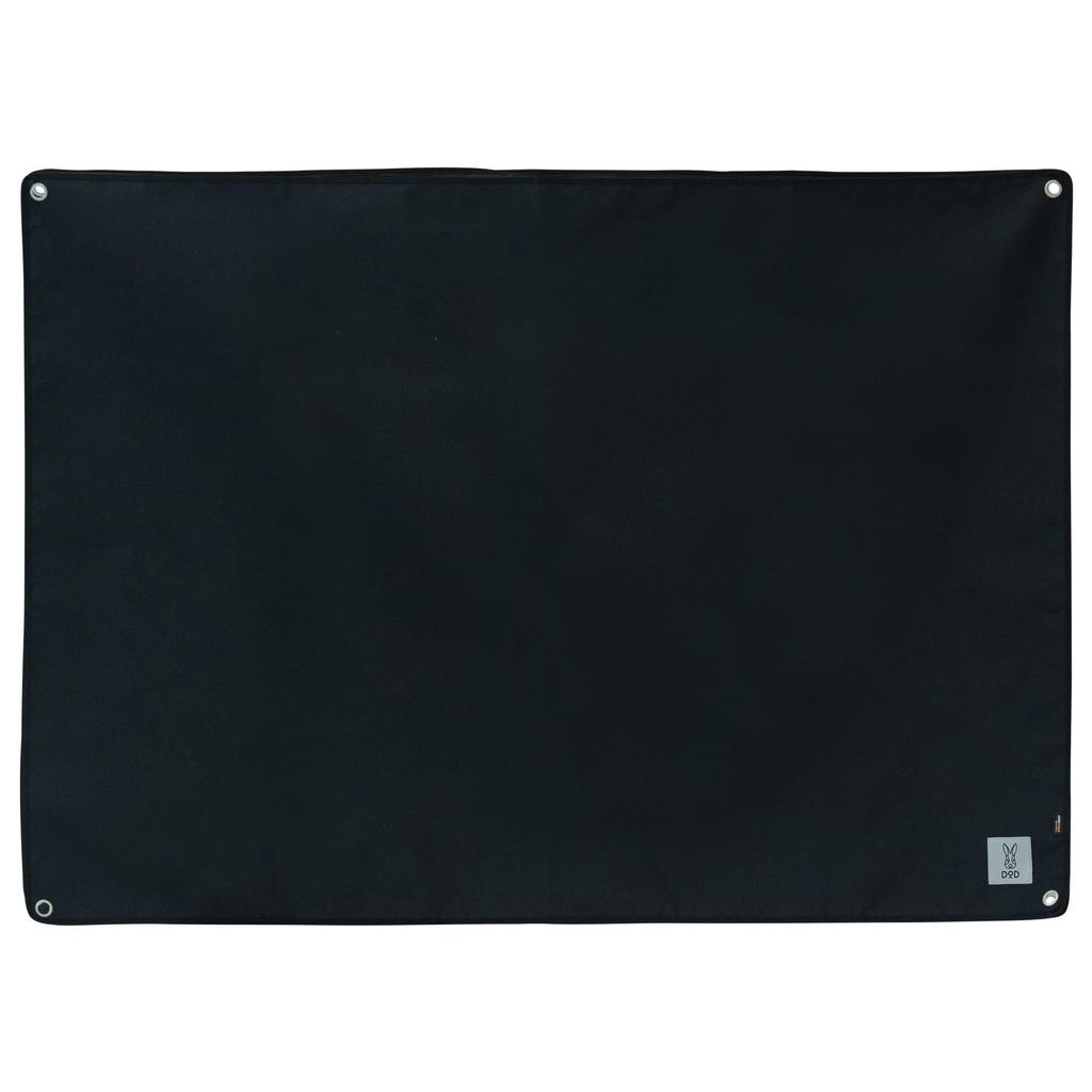 DOD Jiminy Sheet M 140cm x Ground Water (GS1-033) 100cm, Sheet/Picnic Sheet, Water-Resistant, Stain-Resistant CORDURA®, 10,000mm Pressure, GS1-033-BK