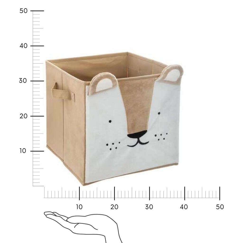 BOX for LION Shelf, Brown, 29x29x29 Cm Square