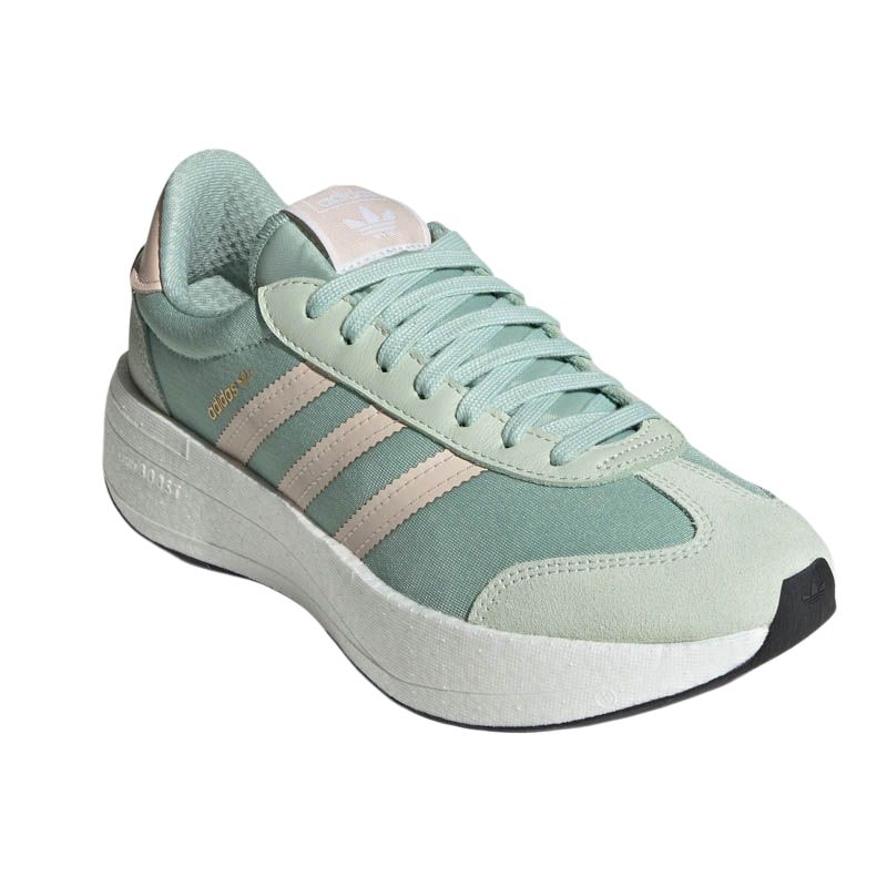 Adidas Originals CITY RNR Wear Resistant And Lightweight Low Top Casual Shoes Women's Green Sneakers JQ5800