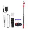 ZS2200 20V Cordless Pole Saw & Mini Chainsaw, 2in1 Electric Pole Saw with 2 Batteries and 2