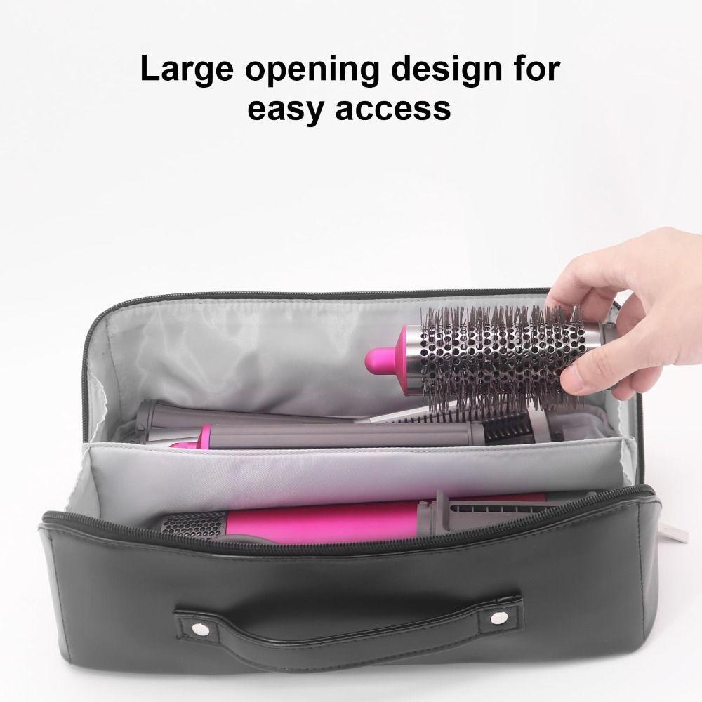 Dustproof Hair Curler Storage Bag Double Layer Travel Storage Bag  Hair Dryer Hair Curler Accessory