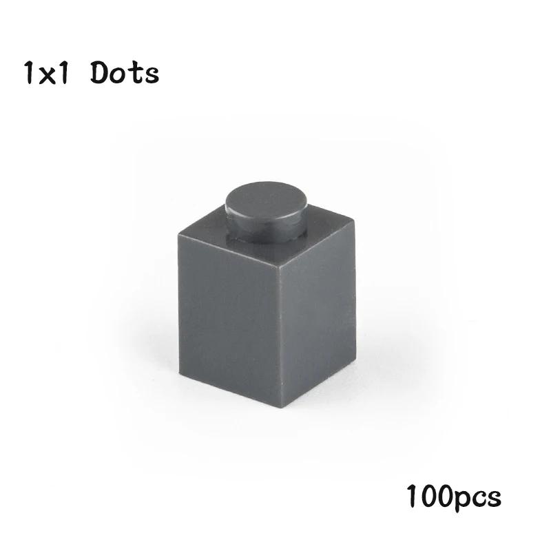 Non-Toxic Diy 1X1 Dots Building Blocks 100Pcs Thick Figures Bricks Size 1*1 Dot Compatible With 3005 Educational Creative Toy For Children