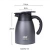 SIFAR 1L Stainless Steel Vacuum Insulated Tea Pot