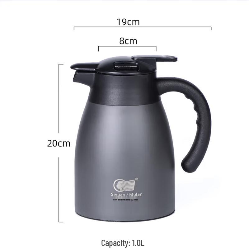 SIFAR 1L Stainless Steel Vacuum Insulated Tea Pot