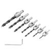 7-teiliges Senkbohrer-Set Holzbearbeitung Schnellarbeitsstahl Senkerbohrer für Zimmerei