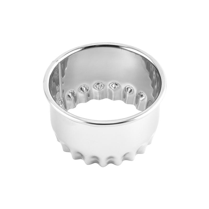 Stainless Steel Mousse Ring Cake and Dumpling Cutting Mold, Biscuit Mold, Kitchen Baking Tool.