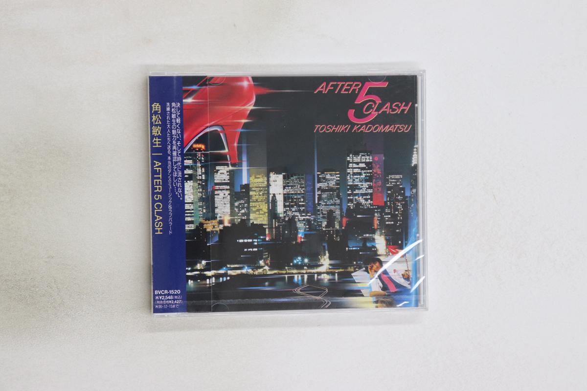 

CD TOSHIKI KADOMATSU - AFTER 5 CLASH BVCR1520 OM 1994 Japan Obi Japanese Pop/Rock Used