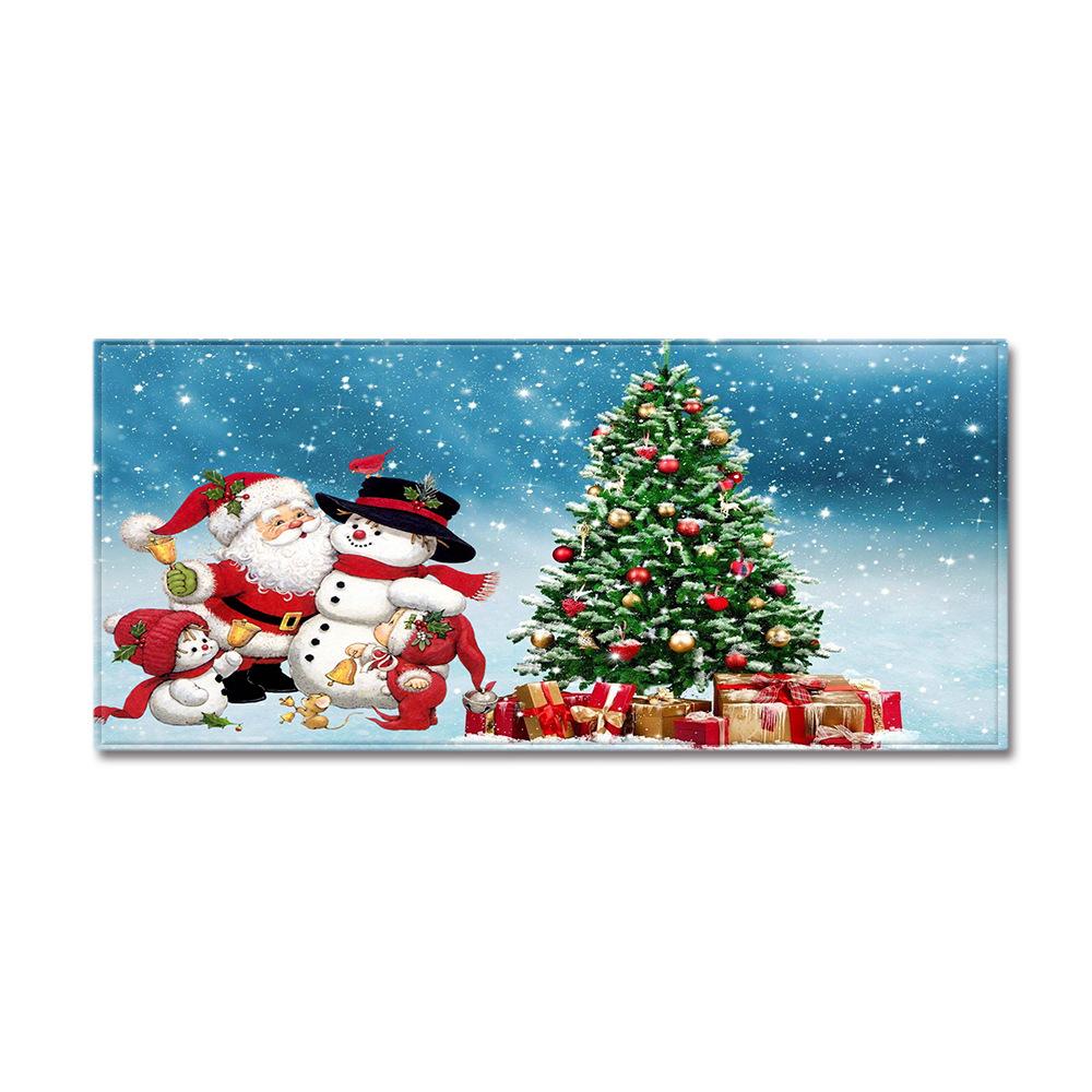 Christmas Kitchen Sand Carpet Doormat Long Floor Mat