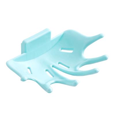 Portasapone in plastica senza tracce, 3 pezzi, a forma di mano, per forniture da bagno multifunzione in pasta senza cuciture