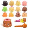 Ice Cream Jenga House Toys Hand-eye Coordination Parent-child Interactive Tabletop Games Early Education Puzzles