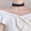 Short Lace Choker Nekclace for Women Girl Black White Color Fashion Romantic Necklace Gift for Party Wholesale Neck Jewelry