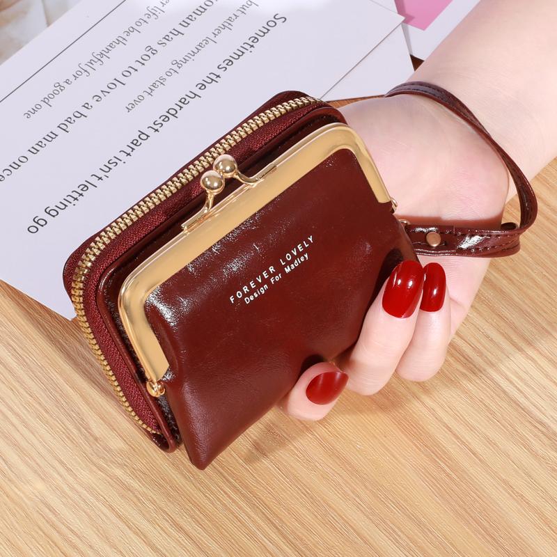 Trendy Design Women's Wallet Small Shoulder Strap Card Holder Mini Bag