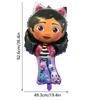 6 Pcs Gabby Doll Birthday Party Balloon for Baby Shower, Gender Reveals