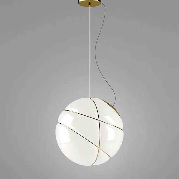 Скандинавская роскошная дизайнерская стеклянная люстра для гостиной, спальни или ресторана Glass + Hardware - Warm Light