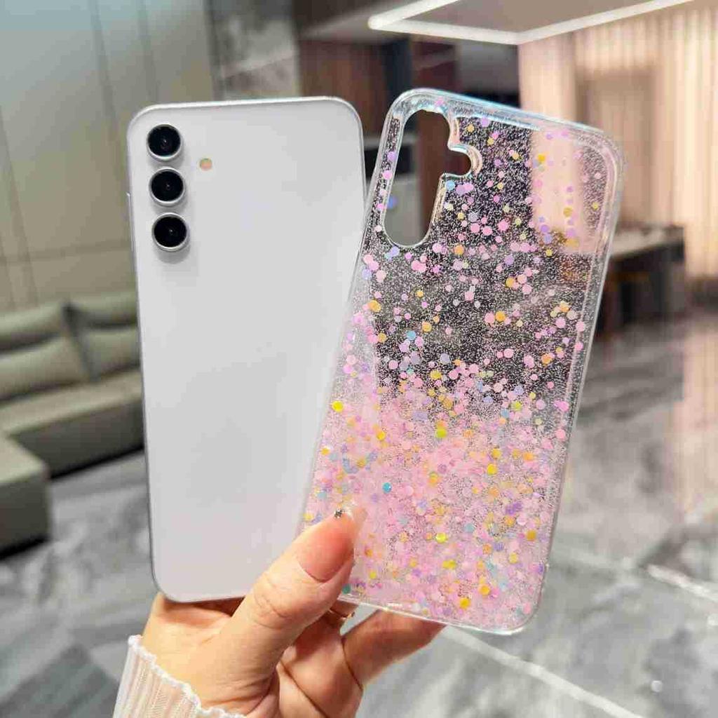 Small Fresh Gradual Change Glitter Love Sequins Epoxy Samsung S11U Mobile Phone Case S11/S11/a11/A11