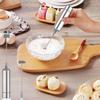 Rechargeable Wireless Milk Frother Handheld Design Handheld Mixer  Cappuccino Preparation