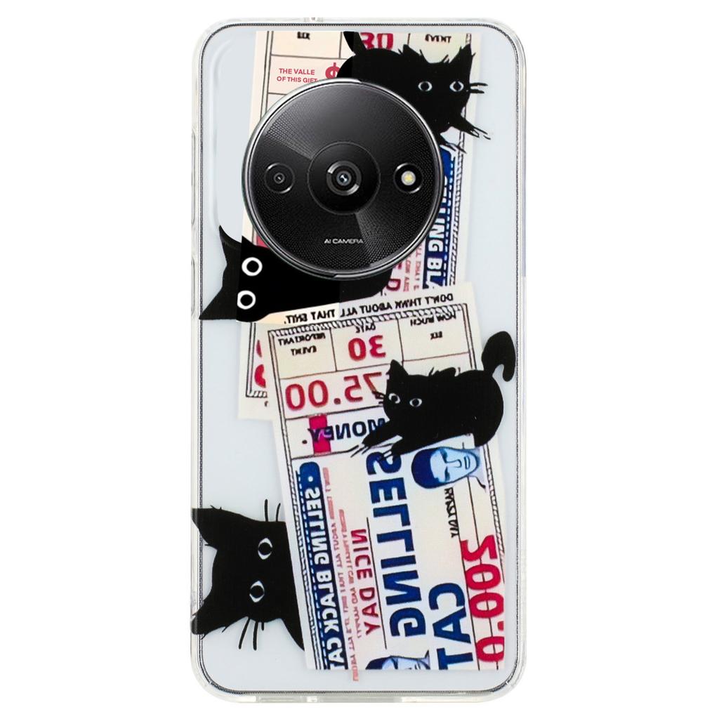 For Xiaomi Redmi A3/Poco C61 4G TPU Case Pattern Printing Drop Protection Phone Protective Cover