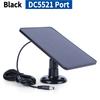 10W 5V IP Monokristallines Sicherheitskamera-Ladegerät Typ-C DC5521 Solarpanel-Kit Wandhalterung IPX6 für intelligente Türklingelkamera