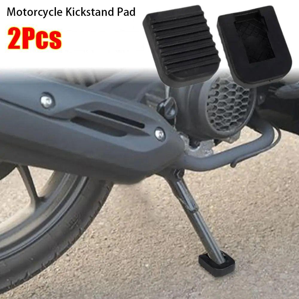 2Pcs Bracket Pad Motorcycle Stand Pad Foot Extension Support Foot Pad Base
