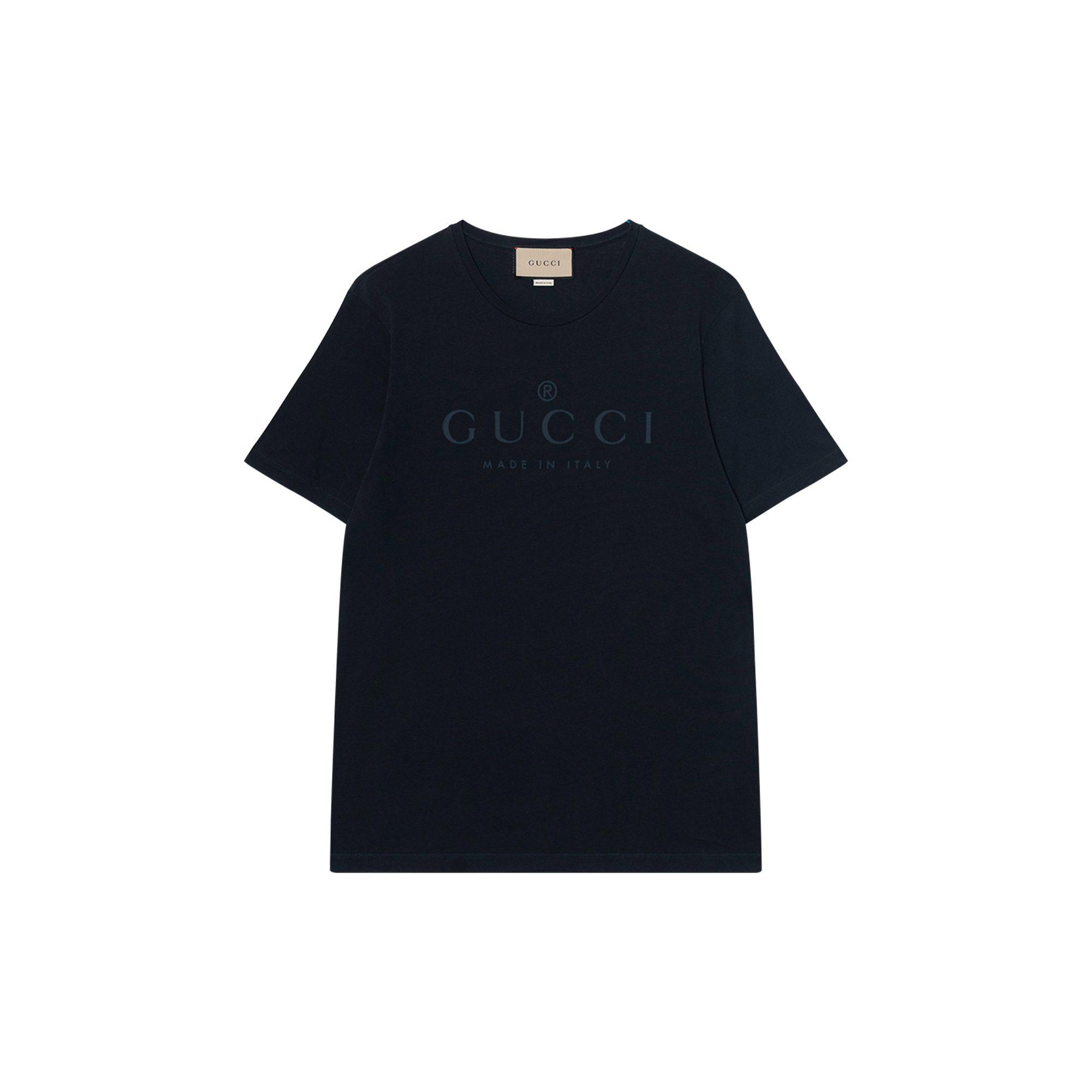 GUCCI T Shirts Men`s Black Crew