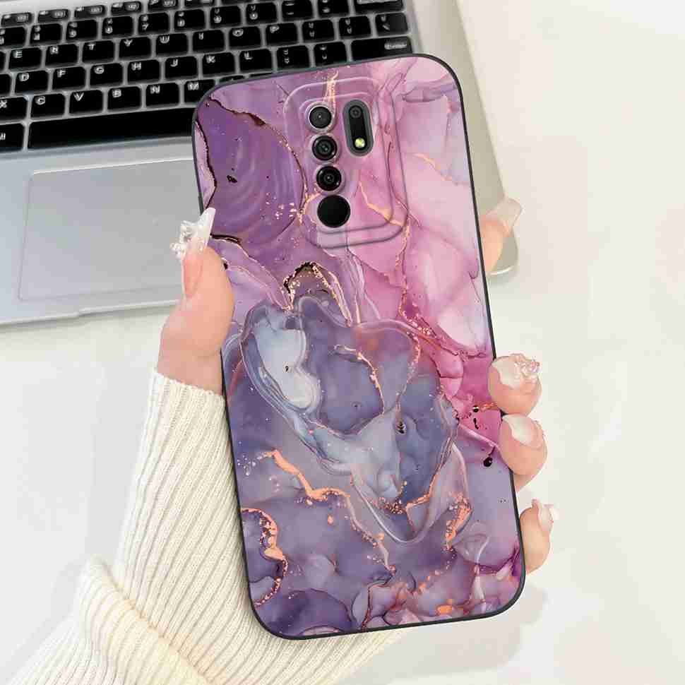For Xiaomi Redmi 9 Case Cute Cartoon Rabbit Cat Soft Silicone Cover For Redmi 9 M2004J19AG M2004J19G Bumper Phone Case Funda