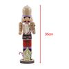 Nutcracker Figure Doll Wooden Nutcracker for Desktop Fireplace Decoration