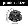 Universal Camera Hot Shoe Adapter With 3/8" 1/4" Threaded Mount For Studio Tripods Smartphone Rigs Stabilizers
