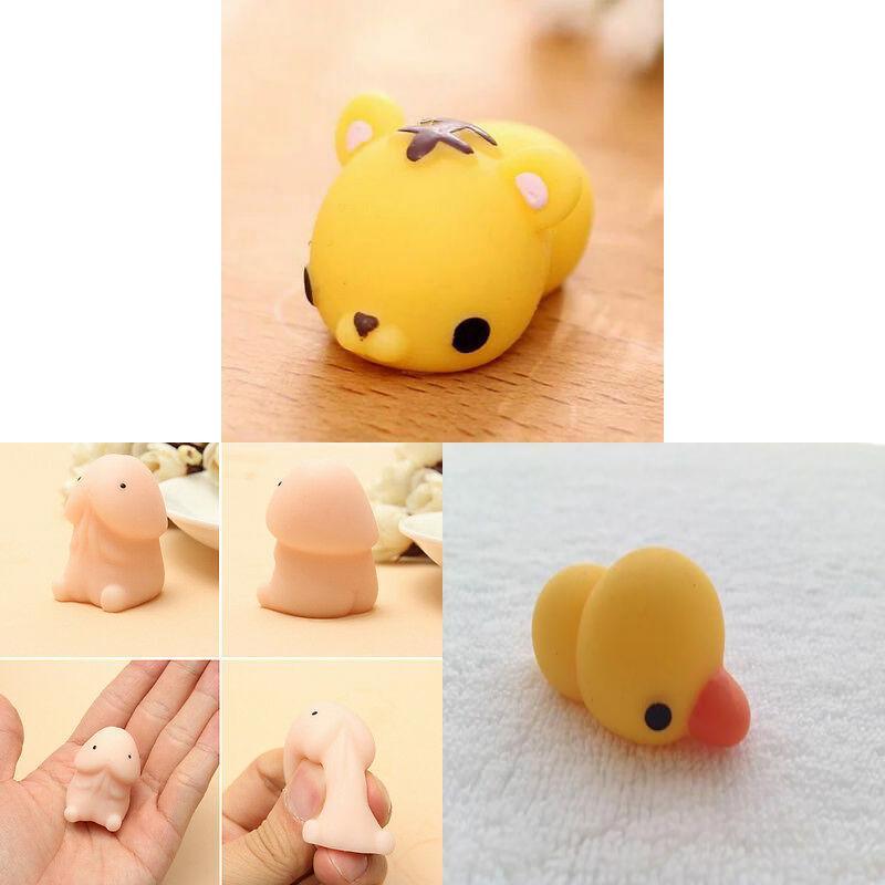 Cartoon Animal Stress Relief Ball With Soft Gel For Kids And Adults