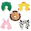 Flannel Cat Cosplay Elizabethan Collar Sponge Dog Protective Neck Cone  Help Wound Recovery