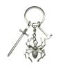 Gothic Dark Horror Spider Keychain - Halloween Insect Accessory