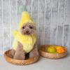 Banan Kostym Kläder Hund Halloween Kostym