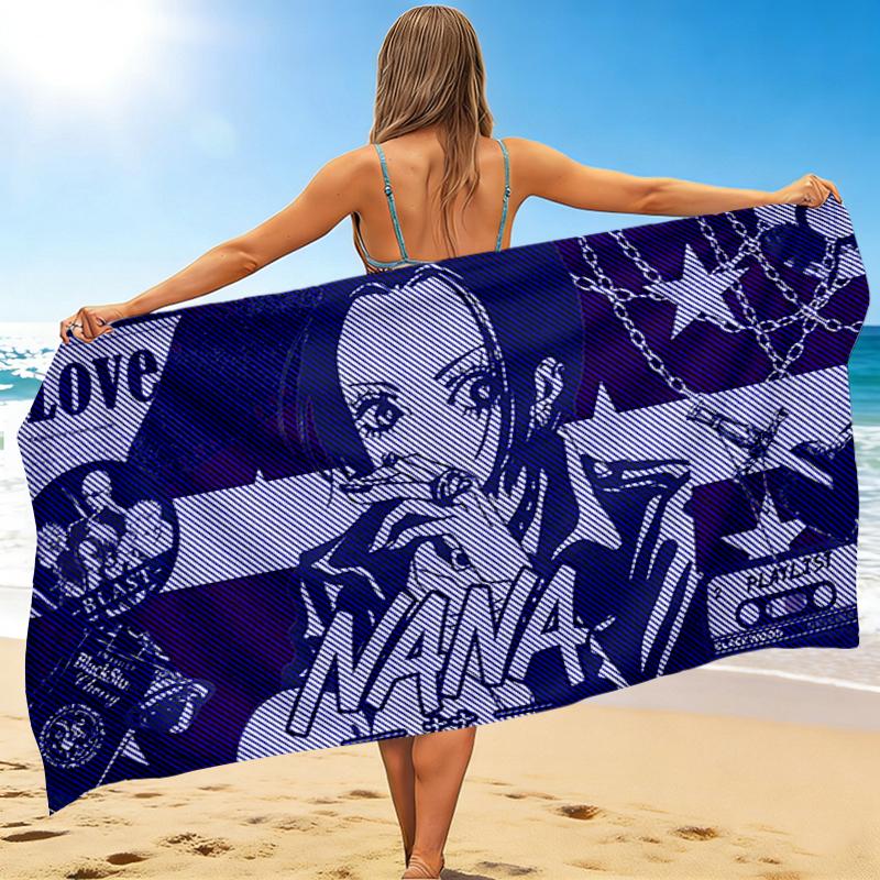 1Pc Love Rebellion Beach Towel Quick Dry Multiuse For Beach Pool Gym Yoga Home Travel Christmas Halloween Xmas Gift Es114