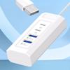 4 Port USB Charging Hub Expander With Double Type C And USB Ports For Mobile Devices And Gadgets