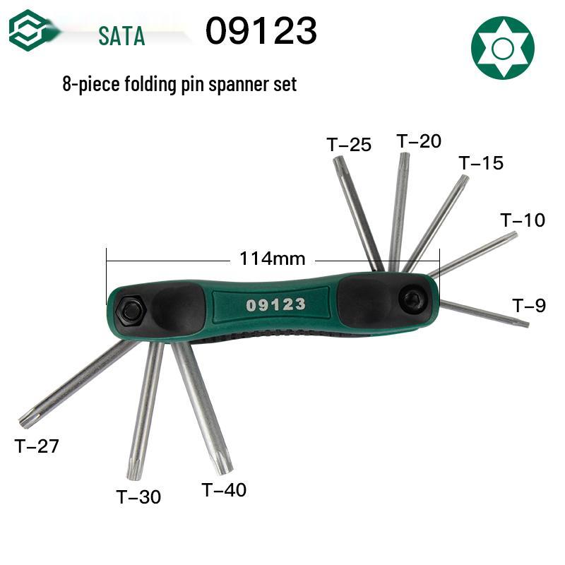 SATA Extra Long Hex & Torx Wrench Set with Ball & Flat Heads