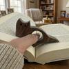 Fast Reading Aid Wooden Cat Bookmark One Hand Operation Reading Bookmark Rings  Book Use