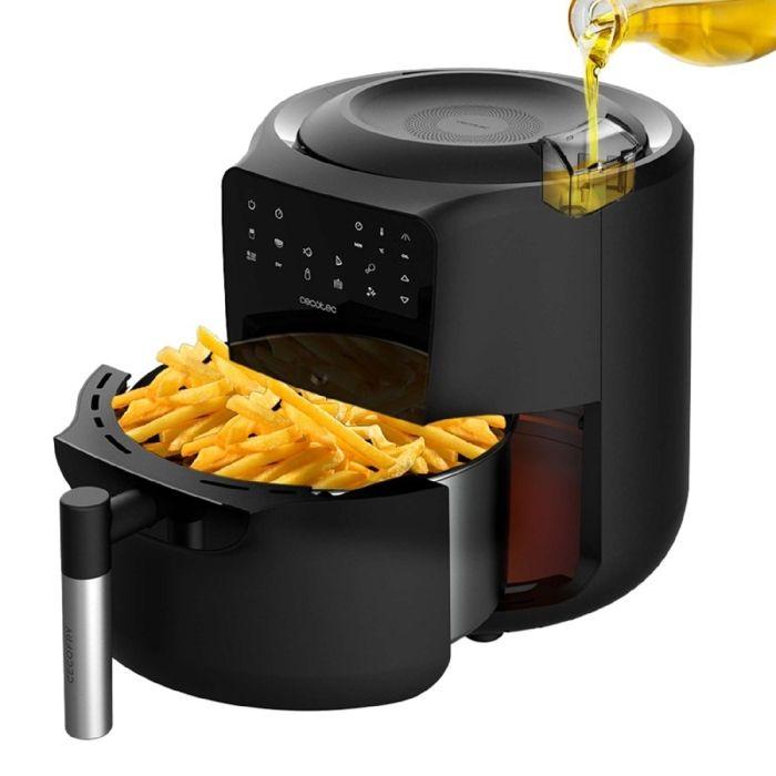 Friteuse à Air - Cecotec - Cecofry Rain - 5,5L - 1550W - Pulvérisateur d'Huile Intégré