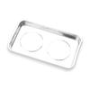 Ciotola Magnetica Rotonda/Quadrata, Resistente con Vassoio Magnetico in Acciaio Inossidabile per Facile Accesso e Prevenzione della Perdita di Parti