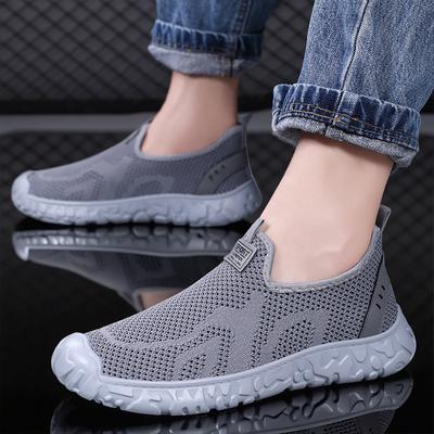 Herrenschuhe Freizeitschuhe Sommer neu atmungsaktiv geruchshemmend Mesh-Schuhe Slipper vielseitige Herren-Einzelschuhe