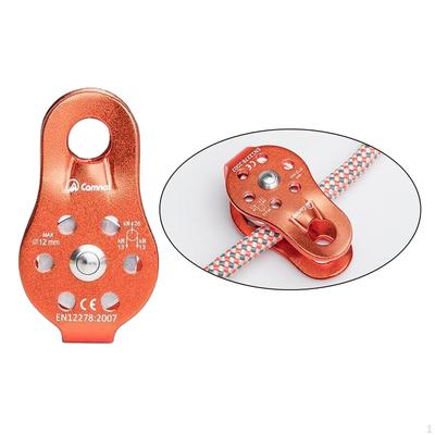 Pulley 26kN Rescuing Climbing with Ball Bearing Rock Single Aluminum Fixed Eye