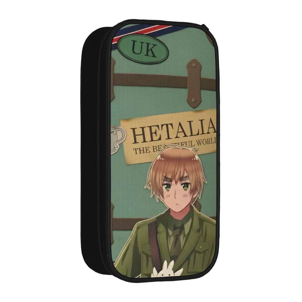 Hetalias Axis Powers Pencil Cases Classic Pen Bag Girls Boys Large Storage School Supplies Zipper Pencilcases