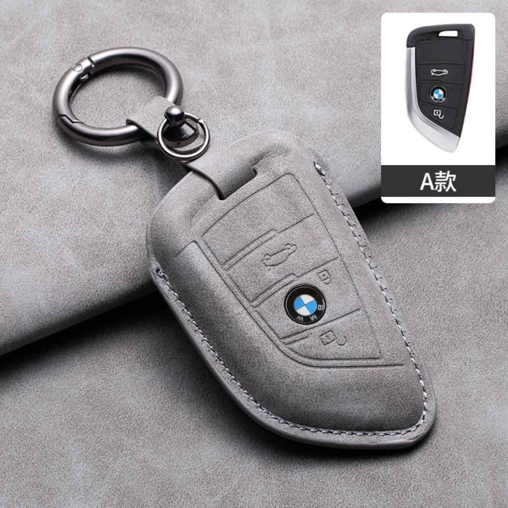 For BMW Key Cover for 5 Series 3 Series 525li 530 X1 X3 X4 X5 118i Hollow Design Protective Shell with Blade Keychain