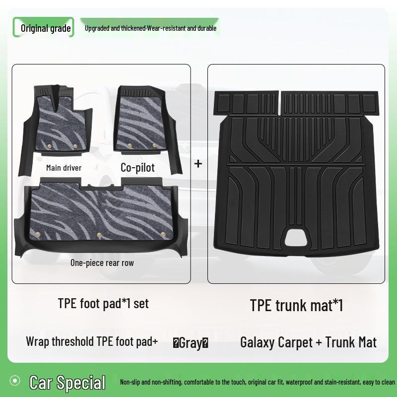 Zeekr X 2026 Full Coverage TPE Car Floor Mats - Custom Fit Carpet Accessories