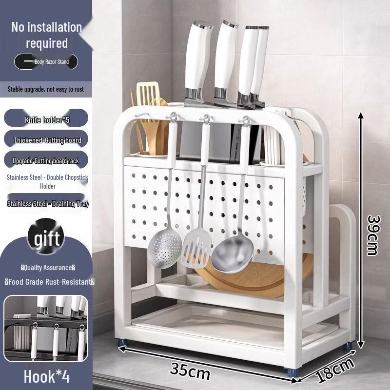 304 Stainless Steel Kitchen Knife Holder