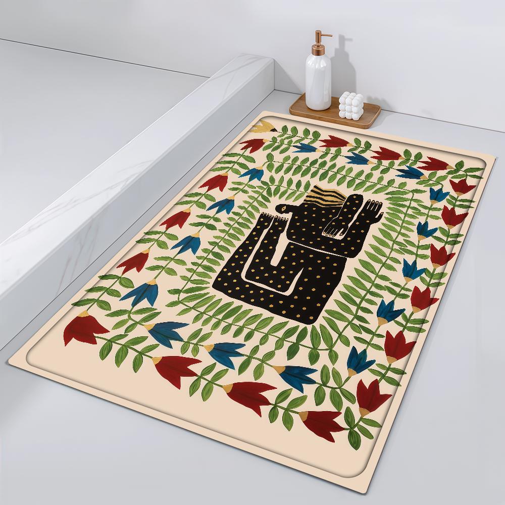 Door Animal Mat Bedside J-Joao Entrance Bath Floor Decoration Corridor Door Mat Carpet Incerti Art Living Room Balcony