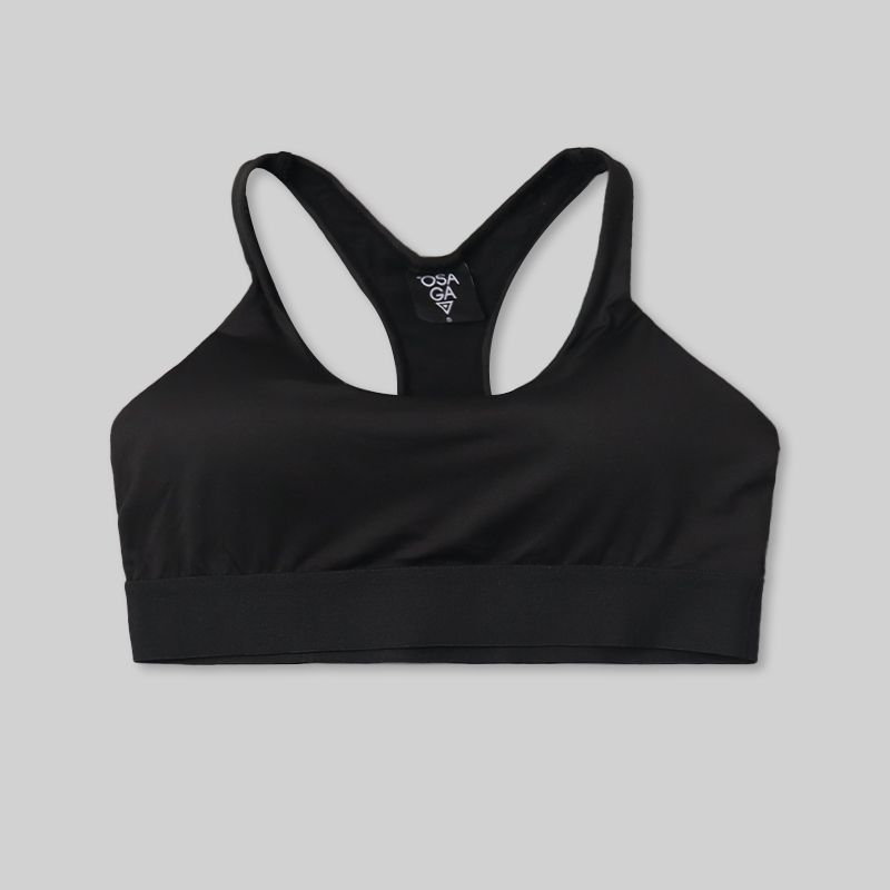 

8818 Foreign Trade Women Sports Vest Sexy Black Bra Yoga Underwear Push up Shockproof Running Fitness Bra Black S code (about 50.00 kg-55.00 kg)