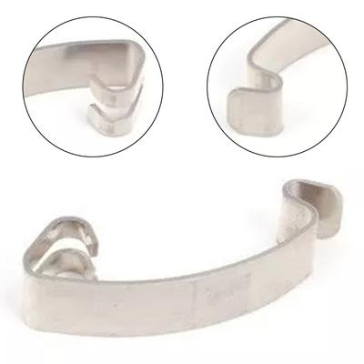 For MERCEDES-BENZ C W203 HOUSING SPRING CLIP Silver Direct Replacement Silver Color Broken Part Replacement Easy Tallation